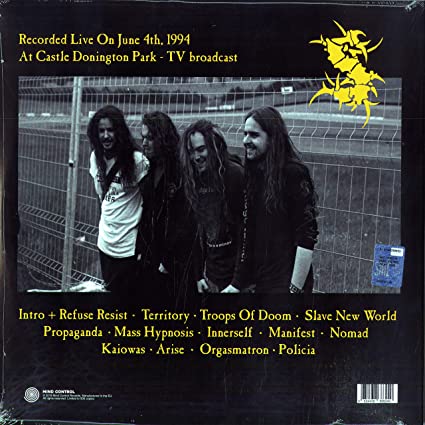 Sepultura | Castle Manifest - Live At Donington 1994 TV Broadcast [Import] | Vinyl