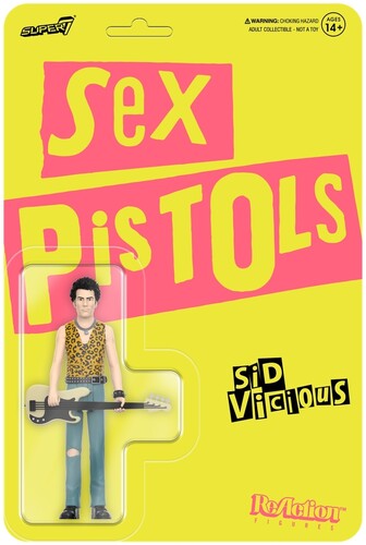 Sex Pistols | Super7 - Sex Pistols ReAction Wave 1 - Sid Vicious (Collectible, Figure, Action Figure) | Action Figure