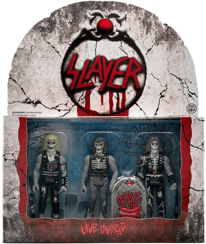 Slayer | Super7 Slayer ReAction - Live Undead (3-Pack) (Collectible, Figures, Action Figures) | Action Figure