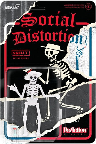 Social Distortion | Super7 - Social Distortion ReAction Figure - Skelly (Collectible, Figure, Action Figure) |