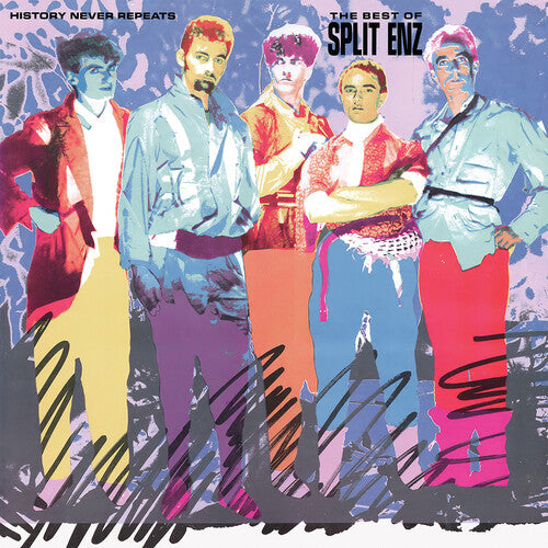 Split Enz | History Never Repeats: The Best Of Split Enz (Colored Vinyl, Violet And Blue Splatter) | Vinyl