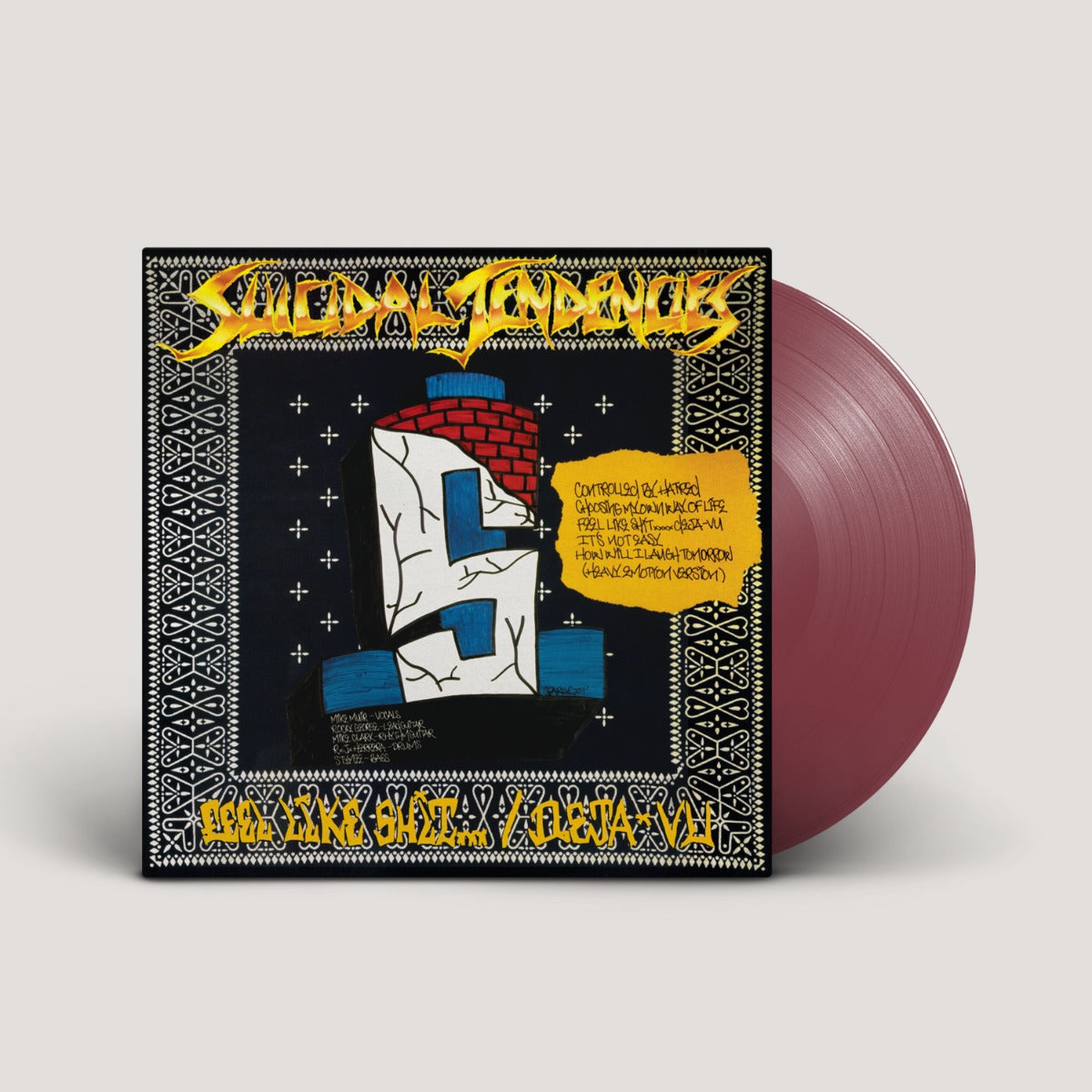 Suicidal Tendencies | Controlled By Hatred/Feel Like Shit...Deja Vu (Indie Excliusive, Friut Punch Colored Vinyl) | Vinyl