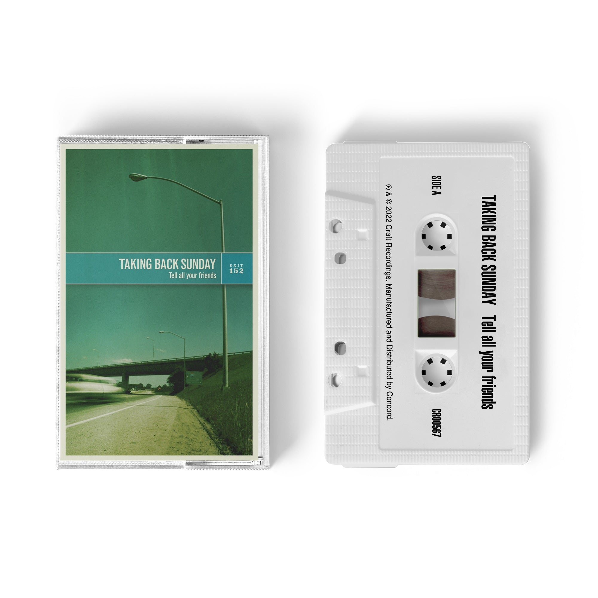 Taking Back Sunday | Tell All Your Friends (20th Anniversary Edition) [White Cassette] | Cassette - 0