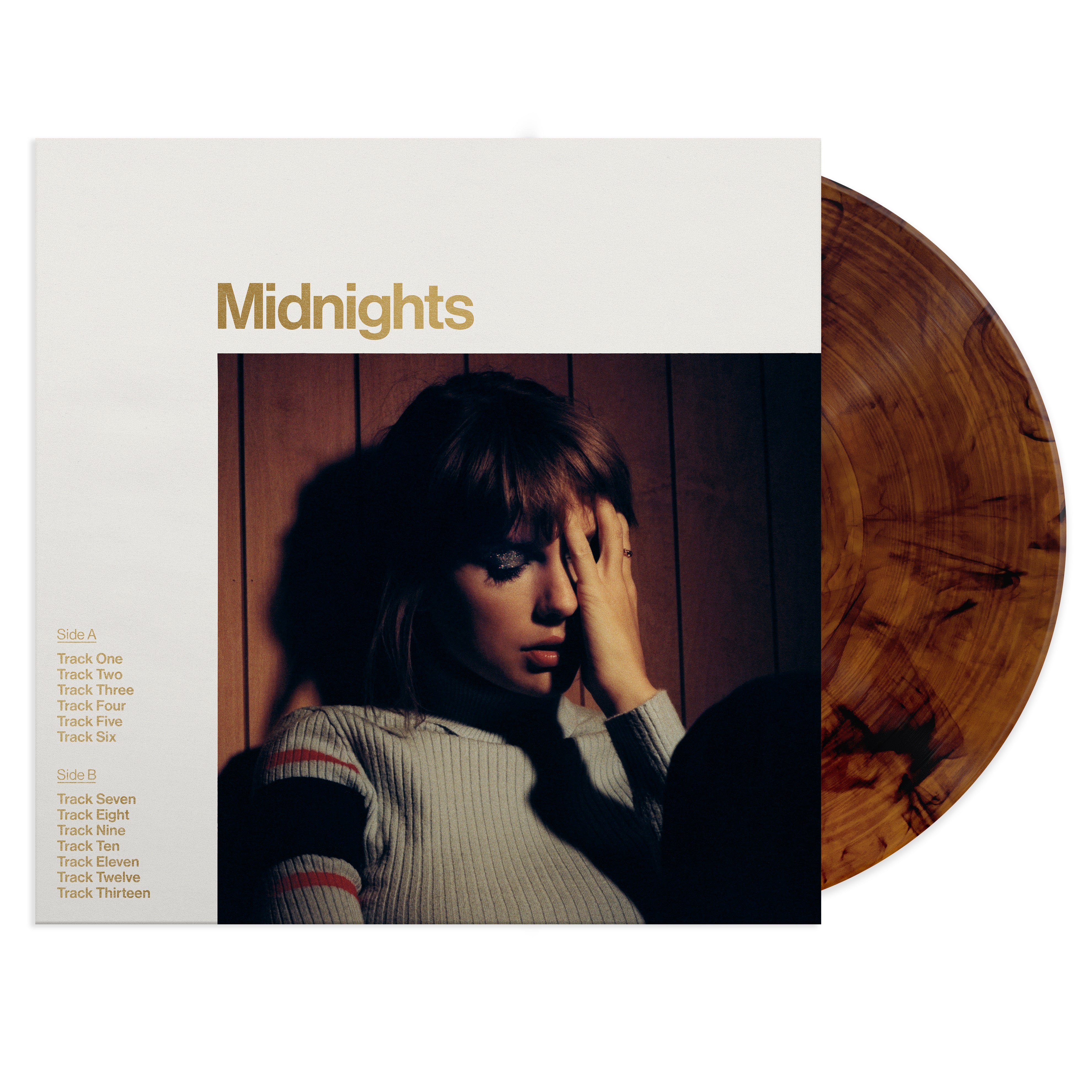 Taylor Swift Midnights Mahogany Vinyl Front