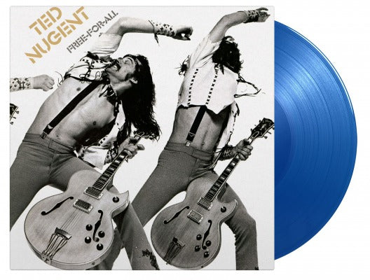 Ted Nugent | Free For All (Limited Edition, 180 Gram Vinyl, Colored Vinyl, Translucent Blue) [Import] | Vinyl