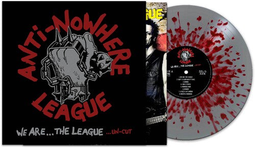The Anti-Nowhere League | We Are The League - Splatter Silver Red | Vinyl