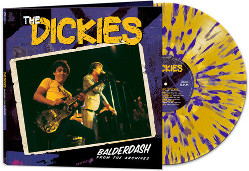 The Dickies | Balderdash: From The Archive - Yellow/ purple Splatter | Vinyl