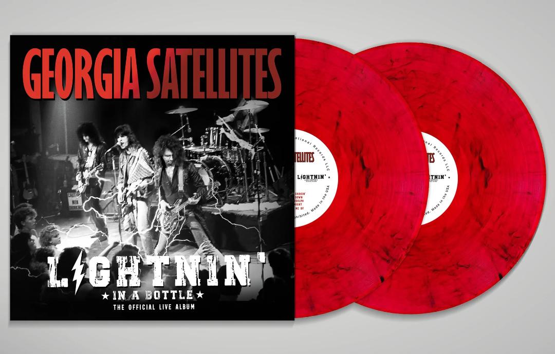 The Georgia Satellites | Lightnin' In A Bottle: The Official Live Album (Colored Vinyl, Red, Black, Indie Exclusive, Smoke) (2 Lp's) | Vinyl