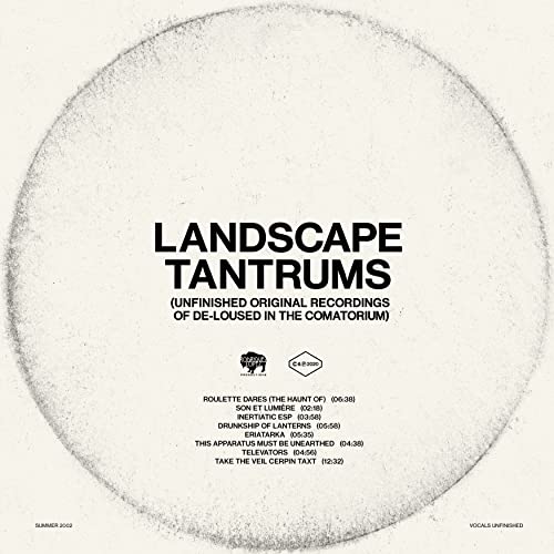The Mars Volta | Landscape Tantrums - Unfinished Original Recordings Of De-Loused In The Comatorium (Black Vinyl) | Vinyl