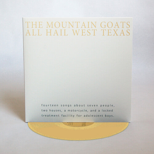 The Mountain Goats | All Hail West Texas (Indie Exclusive, Colored Vinyl, Yellow, Gatefold LP Jacket, Reissue) | Vinyl