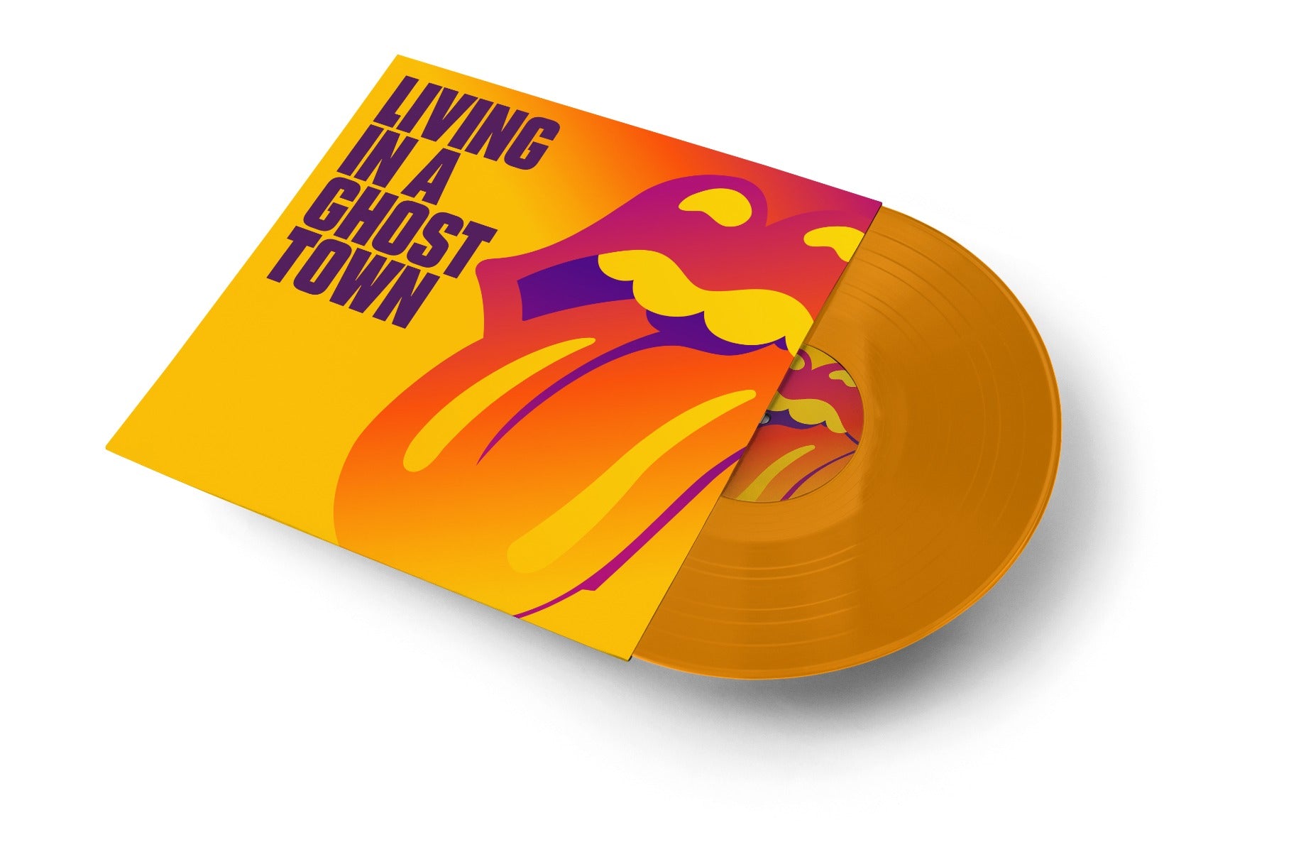 The Rolling Stones | Living In A Ghost Town [10” Orange Vinyl Single] | Vinyl