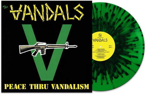 The Vandals | Peace Thru Vandalism - Green/ black Splatter | Vinyl