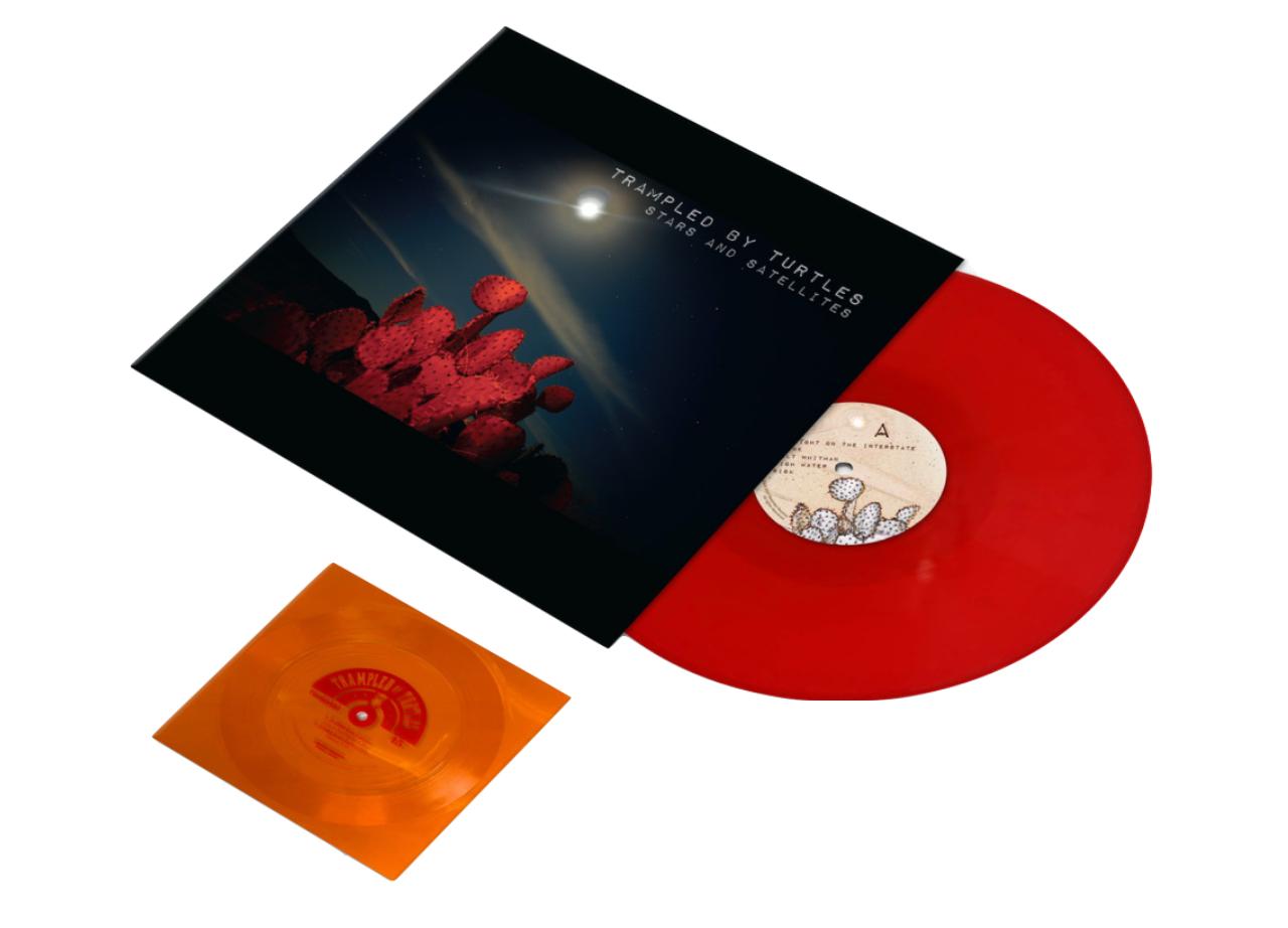 Trampled by Turtles | Stars And Satellites (Limited Edition, Clear Red Vinyl, Anniversary Edition) | Vinyl