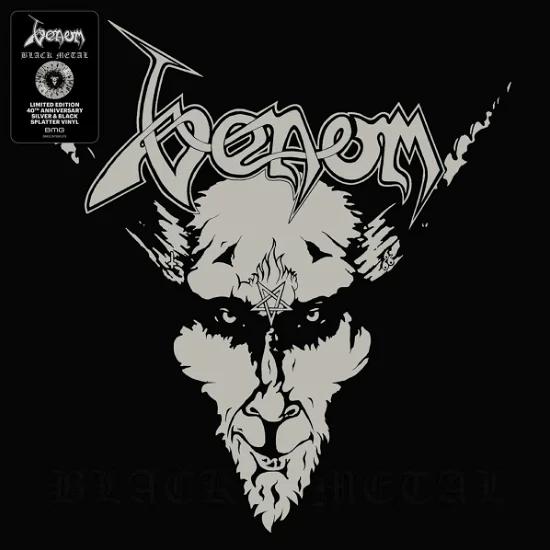 Venom | Black Metal (40th Anniversary Edition) (Limited Edition, Silver & Black Splatter Vinyl) | Vinyl