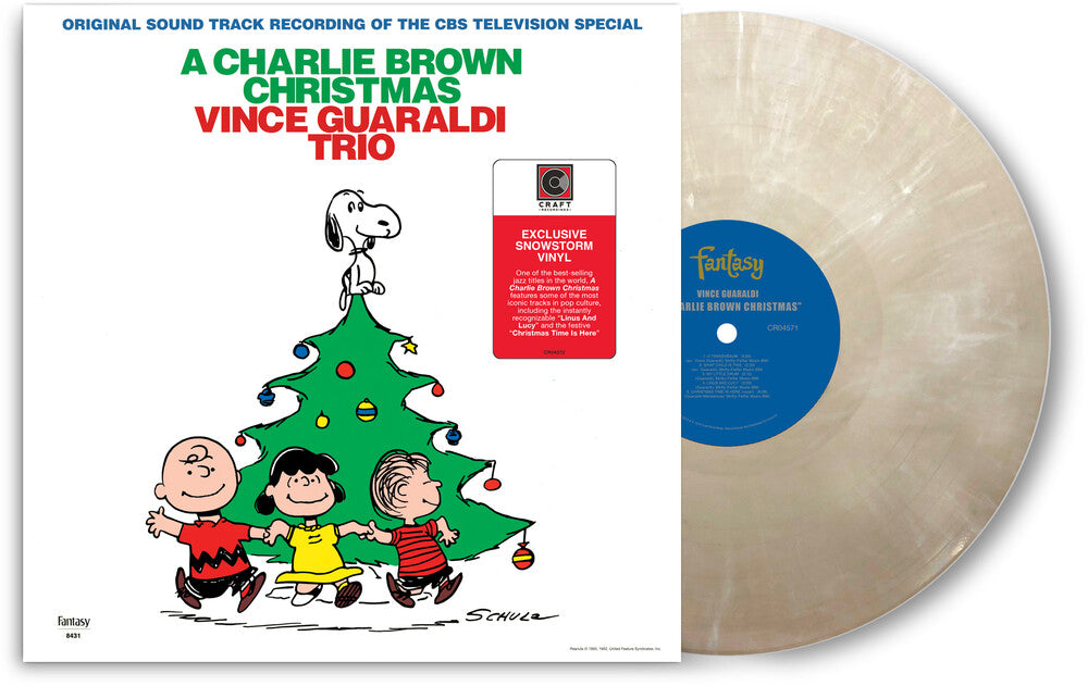 Vince Guaraldi Trio | Charlie Brown Christmas (Original Soundtrack) ("Snowstorm'' Colored Vinyl) [Import] | Vinyl