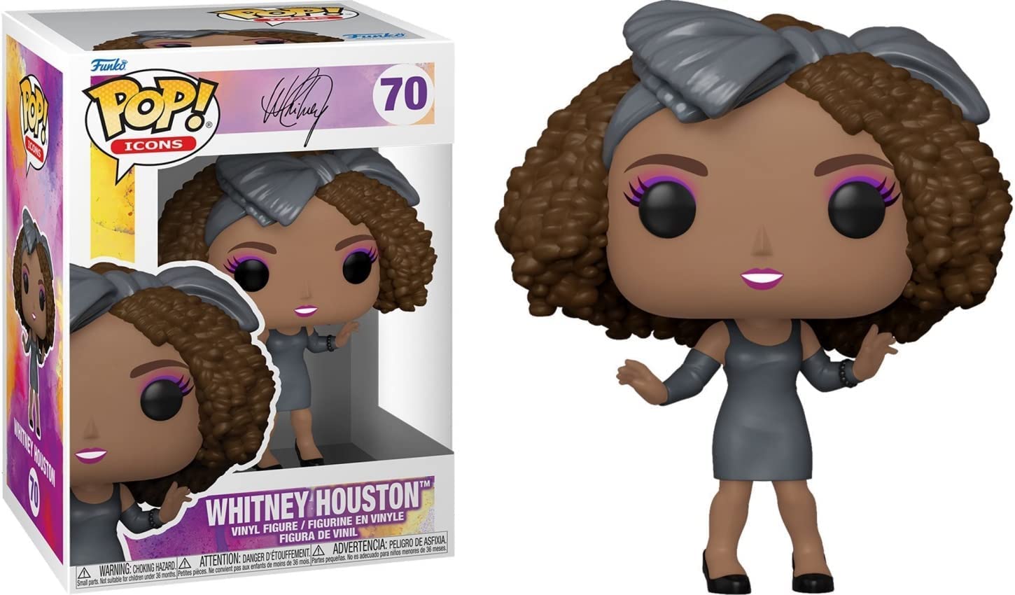 Whitney Houston | Funko Pop! Icons: Whitney Houston - How Will I Know | Action Figure
